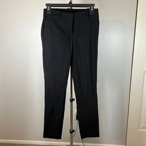 Black Stretch Dress Pants Slim Leg 2P